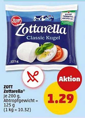 Zottarella Classic Kugel - die perfekte Ergänzung für jede Küche