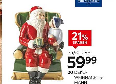 20 DEKO-WEIHNACHTSMANN von Villeroy & Boch