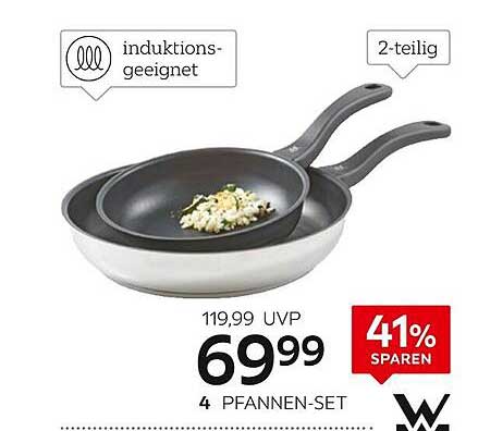 4 Pfannen-Set - Induktionsgeeignet, 2-teilig