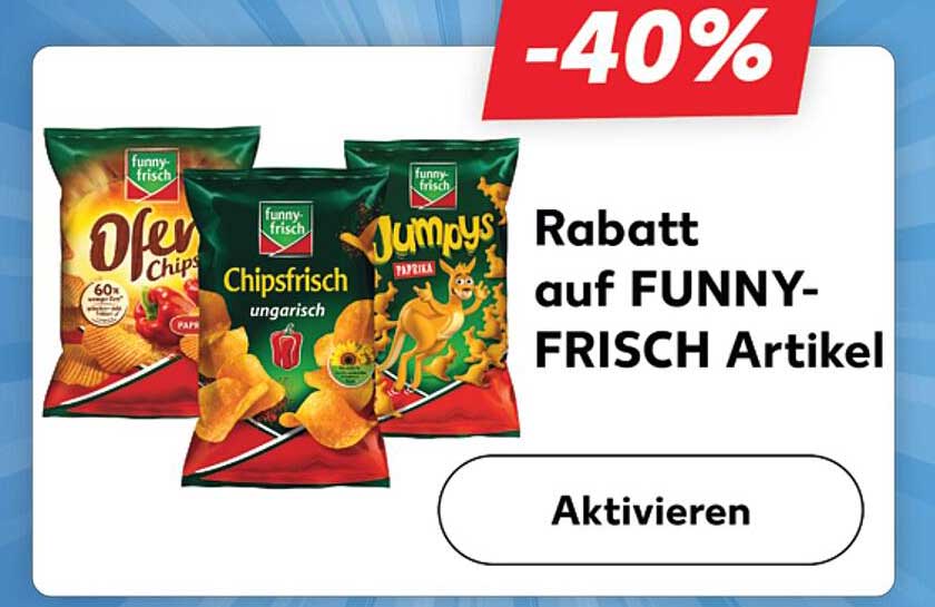 40% Rabatt auf FUNNY-FRISCH Artikel