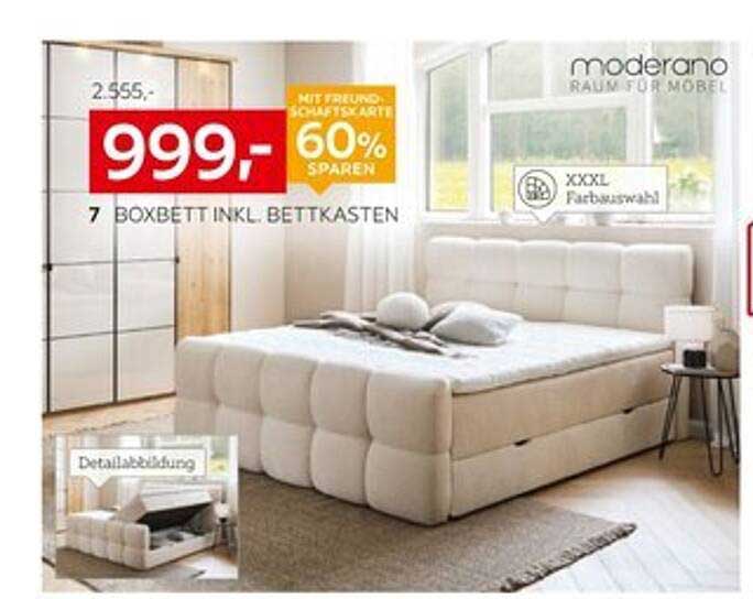 7 Boxbett inkl. Bettkasten