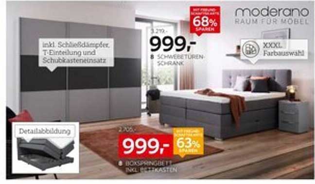 8-Schwebetüren-Schrank inkl. Schließdämpfer, T-Einteilung und Schubkasteninsatz
