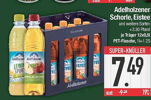 Adelholzener Schorle, Eistee und weitere Sorten