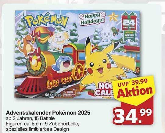 Adventskalender Pokémon 2025