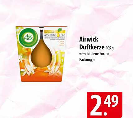 Airwick Duftkerze 105 g - verschiedene Sorten