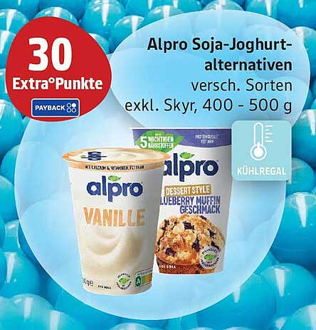 Alpro Soja-Joghurtalternativen, verschiedene Sorten, 400 - 500 g