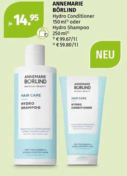 ANNEMARIE BÖRLIND Hydro Conditioner 150 ml oder Hydro Shampoo 250 ml