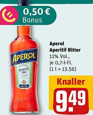 Aperol Aperitif Bitter 0,7 l