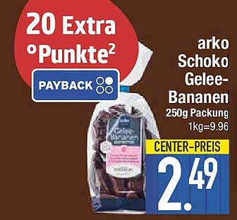 arko Schoko Gelee-Bananen 250g