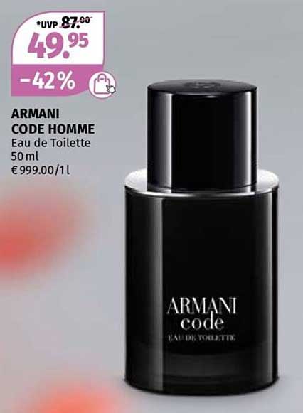 ARMANI CODE HOMME Eau de Toilette 50 ml