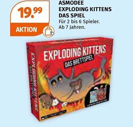 ASMODEE EXPLODING KITTENS DAS SPIEL