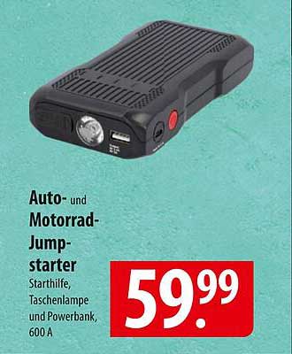 Auto- und Motorrad-Jumpstarter