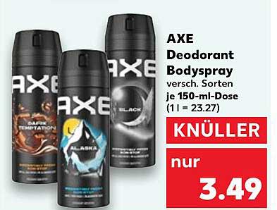 AXE Deodorant Bodyspray versch. Sorten je 150-ml-Dose