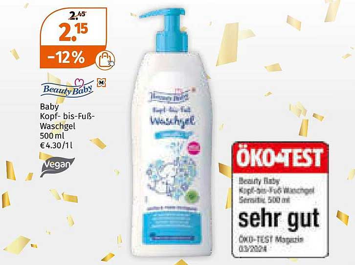 Baby Kopf- bis-Fuß-Waschgel 500 ml