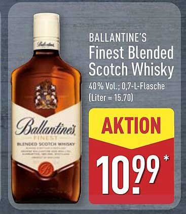 BALLANTINE'S Finest Blended Scotch Whisky 0,7 L