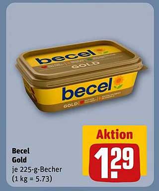 Becel Gold 225-g-Becher zum Aktionspreis