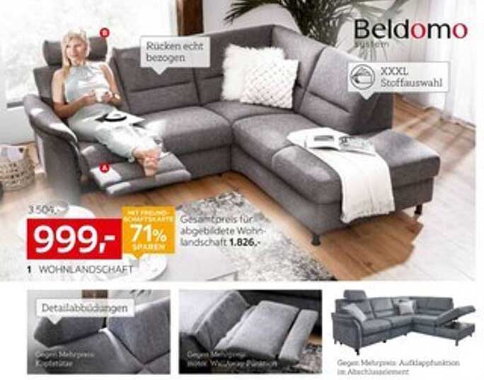 Beldomo Wohnlandschaft - Stilvoll und bequem