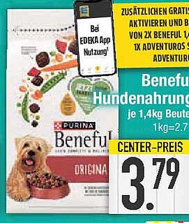 Beneful Hundenahrung je 1,4kg Beutel