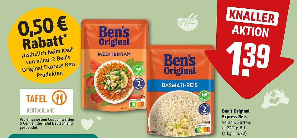 Ben's Original Express Reis - Mediterran und Basmati-Reis