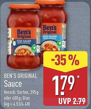 BEN'S ORIGINAL Sauce - Süß-Sauer oder Chinesisch