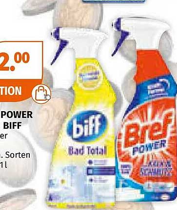 Biff und Bref Power Reinigungsmittel – Hochleistungsreiniger für Ihr Zuhause