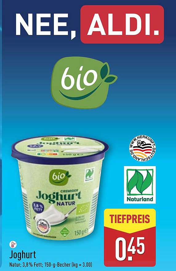 bio Cremiger Joghurt Natur 150 g