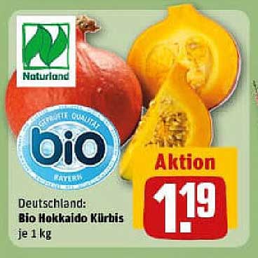 Bio Hokkaido Kürbis je 1 kg