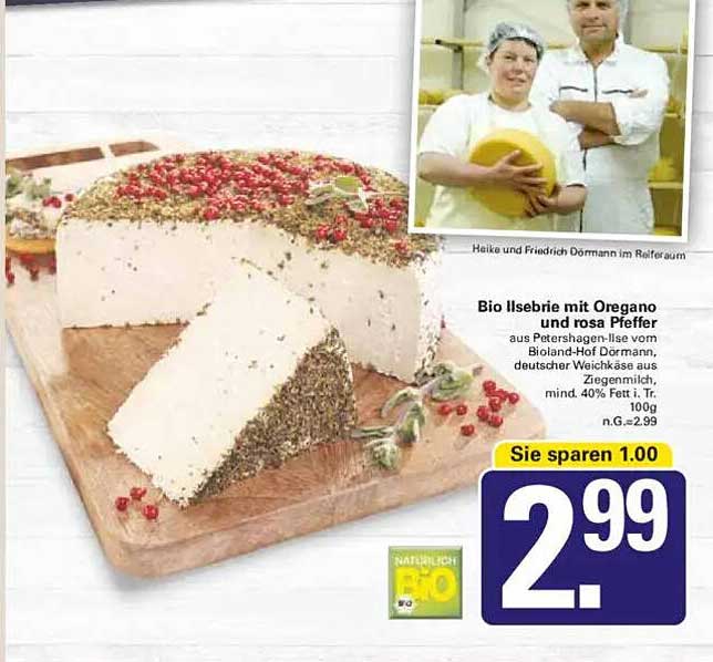 Bio Ilsebrie mit Oregano und rosa Pfeffer