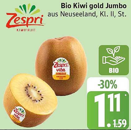 Bio Kiwi gold Jumbo aus Neuseeland