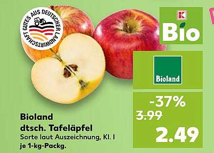 Bioland dt. Tafeläpfel 1-kg-Packung