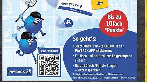 Bis zu 10-fach Punkte mit PAYBACK