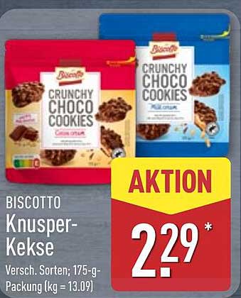 BISCOTTO Knusper-Kekse 175 g - Verschiedene Sorten