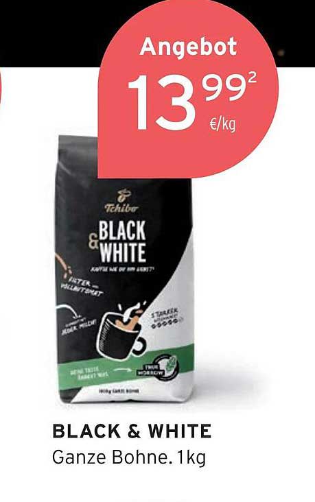 BLACK & WHITE Ganze Bohne - 1kg