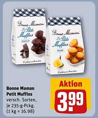 Bonne Maman Petit Muffins - verschiedene Sorten
