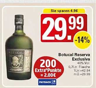 Botucal Reserva Exclusiva 0,7L