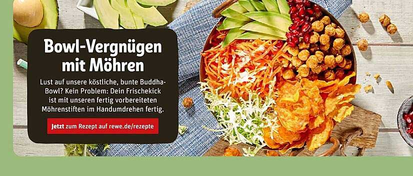 Bowl-Vergnügen mit Möhren