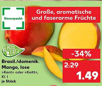 Brasilianische Mango, lose - 34% Rabatt