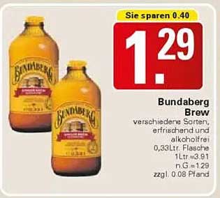 Bundaberg Brew - Erfrischende Vielfalt für jeden Geschmack
