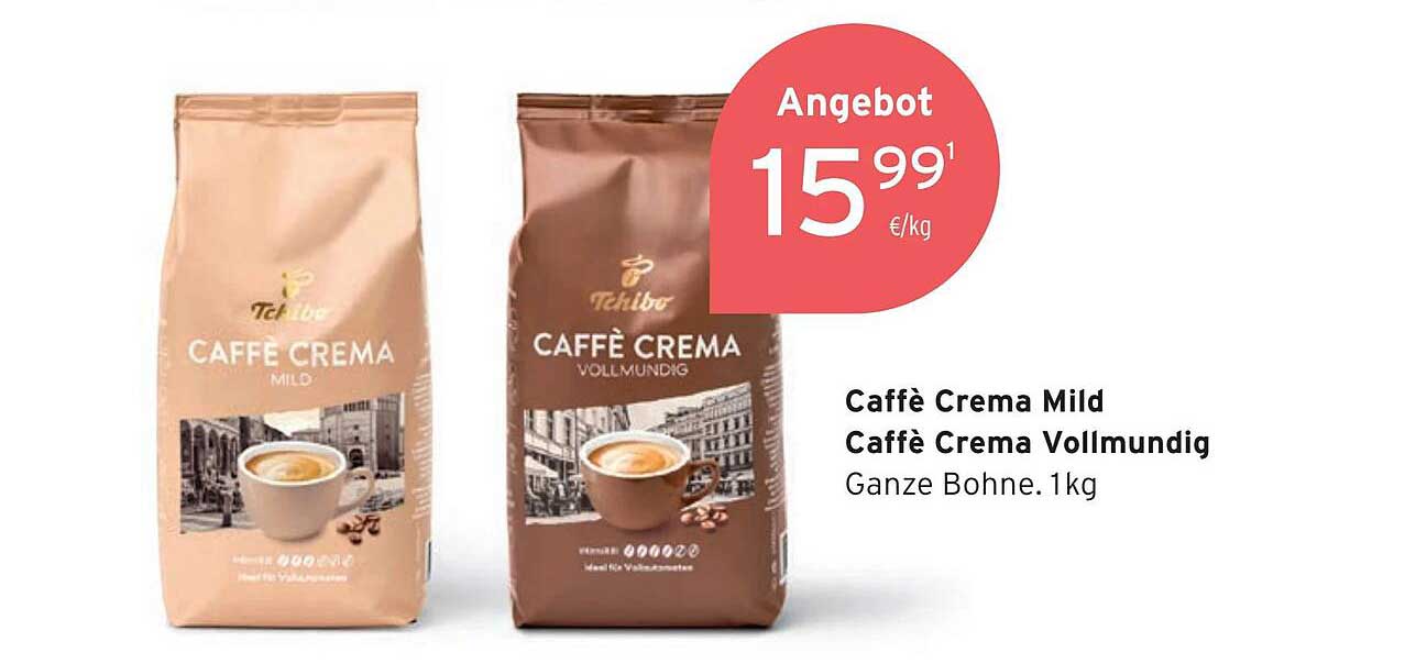 Caffè Crema Mild & Vollmundig - Ganze Bohne 1kg