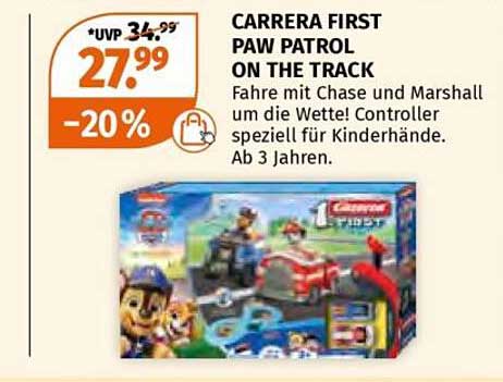 CARRERA FIRST PAW PATROL ON THE TRACK