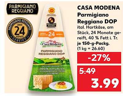 CASA MODENA Parmigiano Reggiano DOP 150-g-Pack