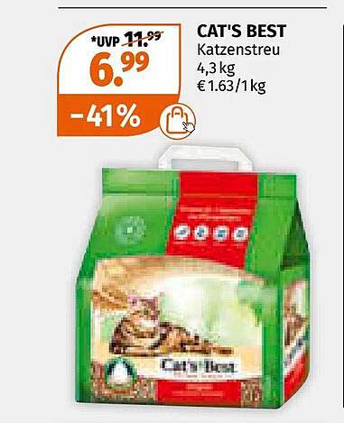 CAT'S BEST Katzenstreu 4,3 kg