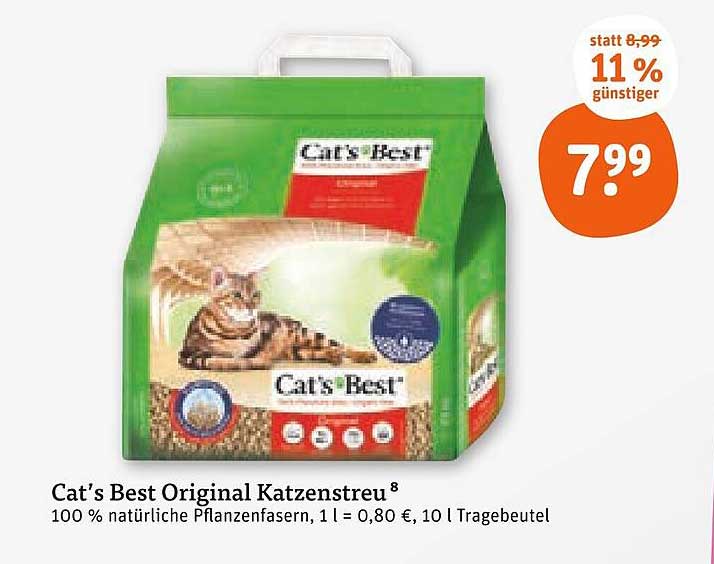 Cat's Best Original Katzenstreu