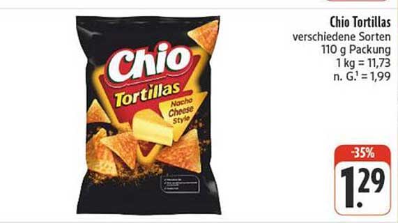 Chio Tortillas - verschiedene Sorten 110 g