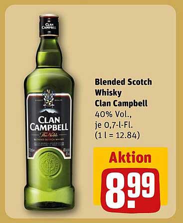 Clan Campbell Blended Scotch Whisky 0,7 l