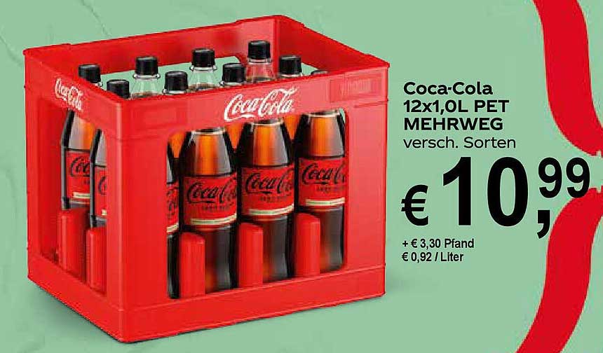 Coca-Cola 12x1,0L PET MEHRWEG