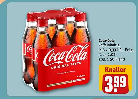 Coca-Cola 6 x 0,33 l - Knaller-Angebot!
