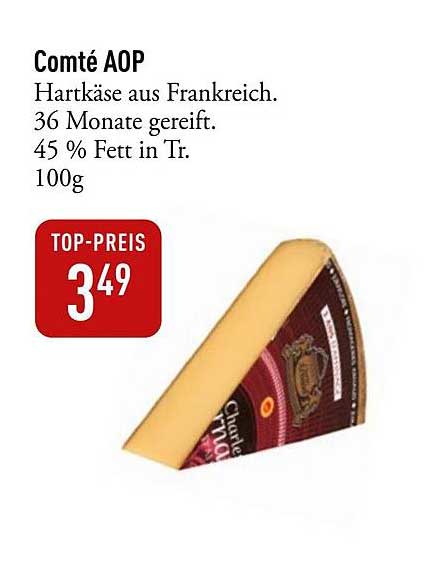 Comté AOP - Hartkäse aus Frankreich