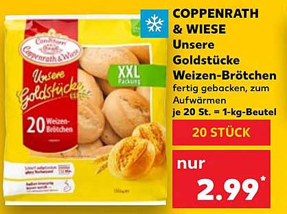 COPPENRATH & WIESE Unsere Goldstücke Weizen-Brötchen XXL Packung