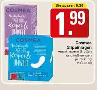 Cosmea Slipeinlagen verschiedene Größen und Füllmengen je Packung n.G. 1,99